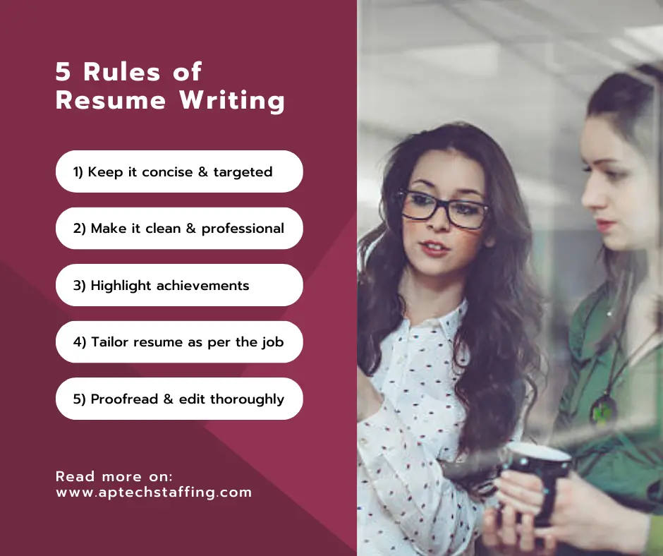 5 Rules of Resume Writing